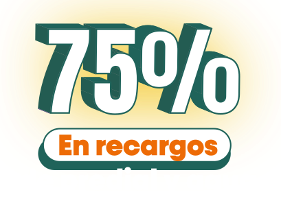75% en recargos de predial y agua