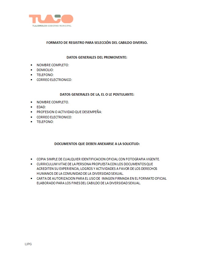 Formato de Registro